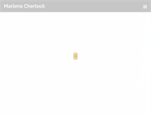 Tablet Screenshot of marlenachertock.com